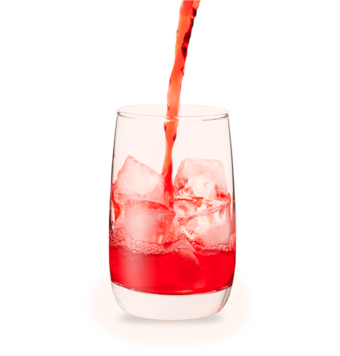 pouring cherry juice